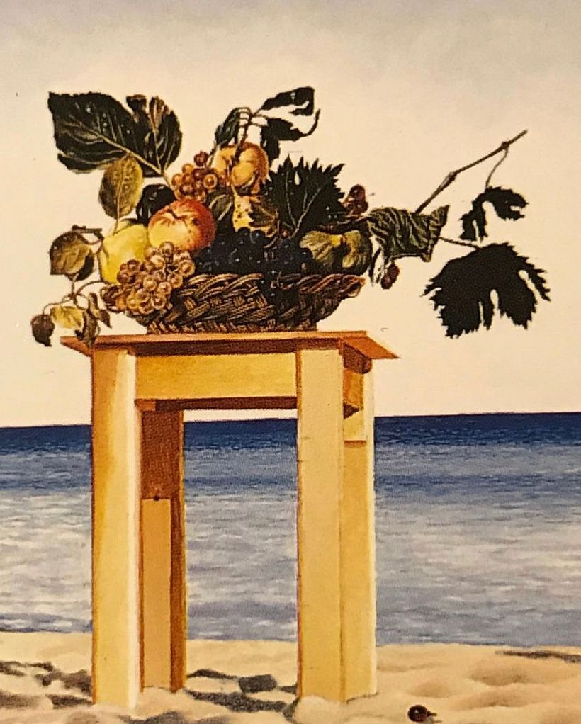 Particolare della canestra di frutta 