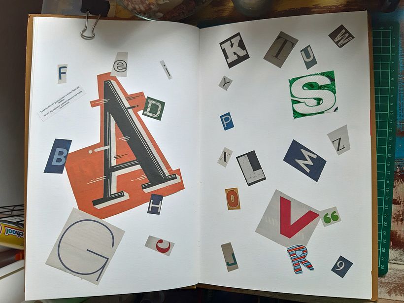 Final project_A personal journey_Lettering section