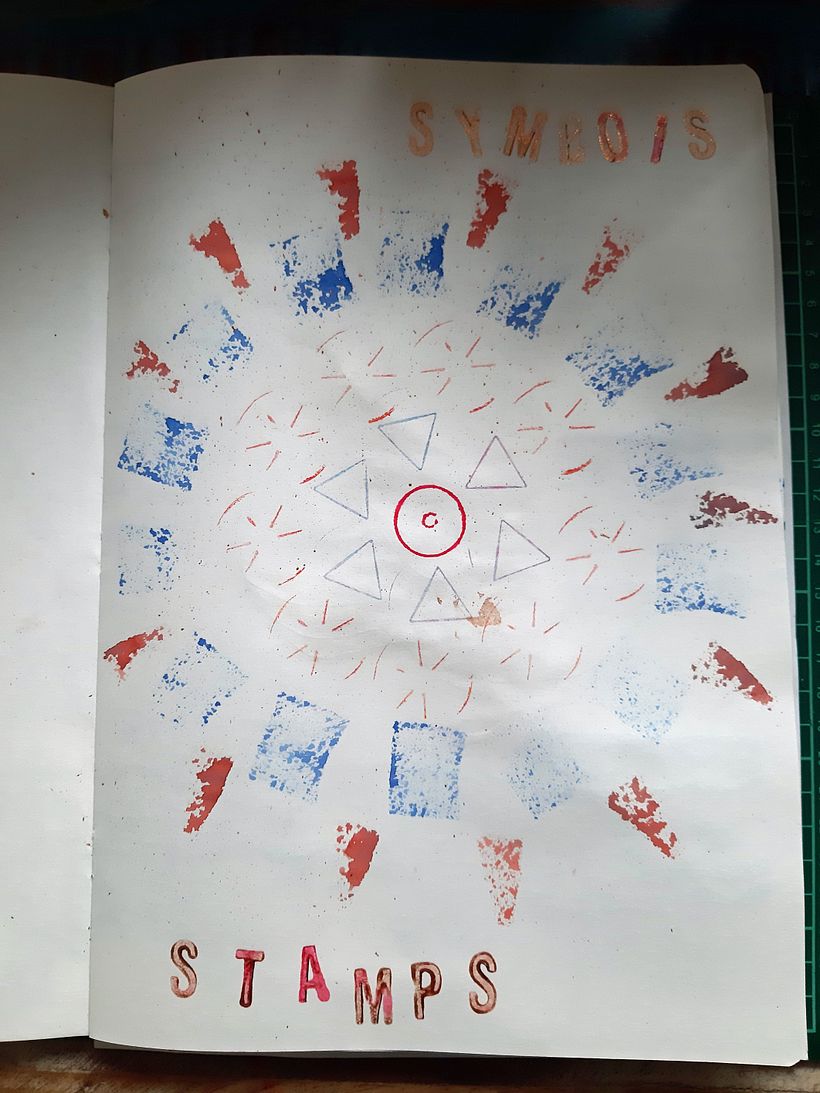Final project_A personal journey_Cover Stamps and symbols section