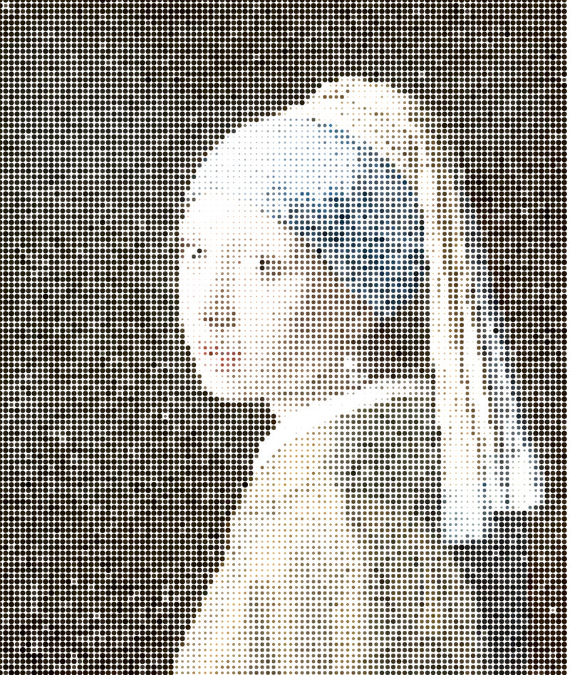 Creative Coding: Generating an image with dots 2