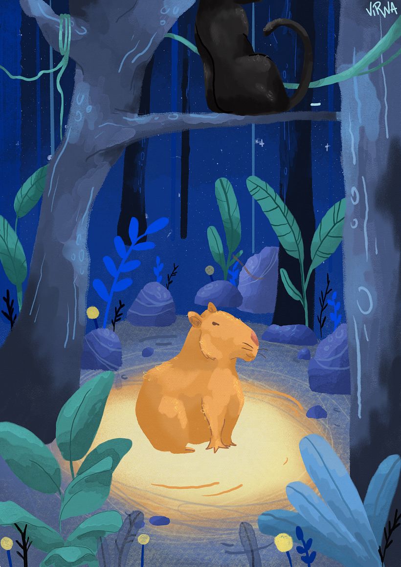 Meu projeto do curso: Ilustração infantil com Procreate: crie cenas mágicas 2