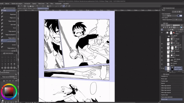 Curved kinetic lines over the scene.