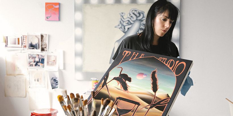 Emily Mae Smith from her studio in Brooklyn, New York