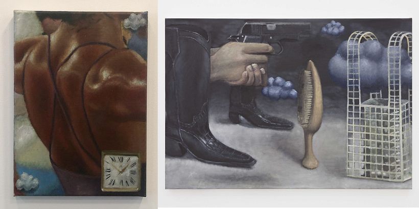 Painting from "All The Rage" (2019) solo exhibition in Goldsmiths Centre for Contemporary Art, London
