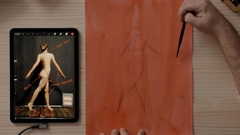Follow this Anatomical drawing tutorial.