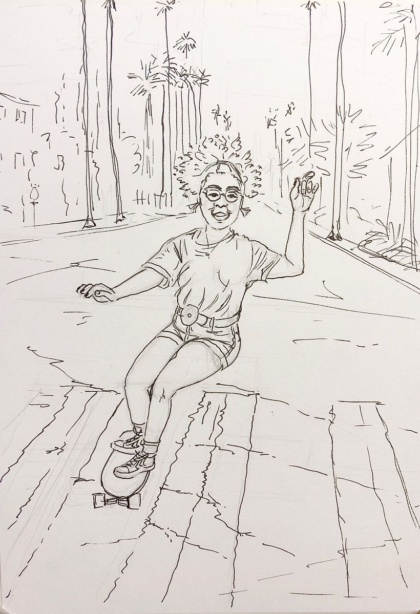 California Dream dessin A5