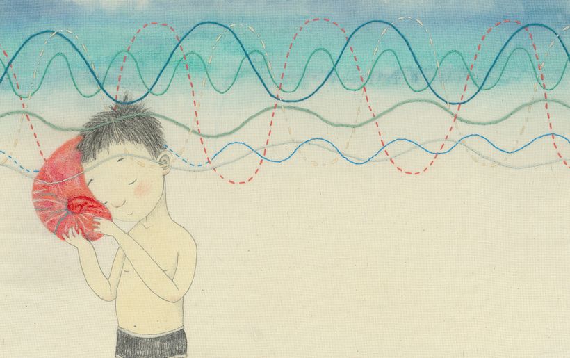 My project for course: Textile Illustration with Acrylic, Felt, and Embroidery 1