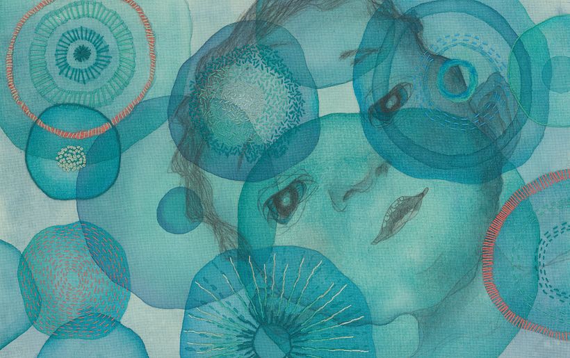 My project for course: Textile Illustration with Acrylic, Felt, and Embroidery 4