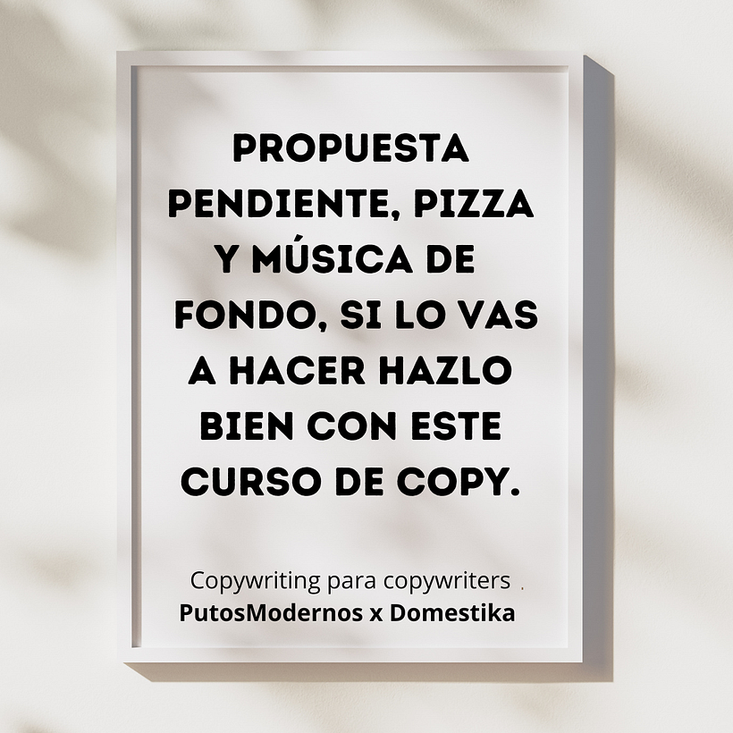 **Copy:**  ¡Domestika y  Putos Modernos te invitan a desafiar las reglas de la escritura de una manera única! 