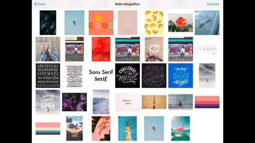 Choosing our photo to import