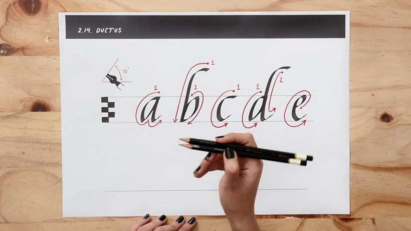 You can achieve the effect of a snub pen with two pencils.
