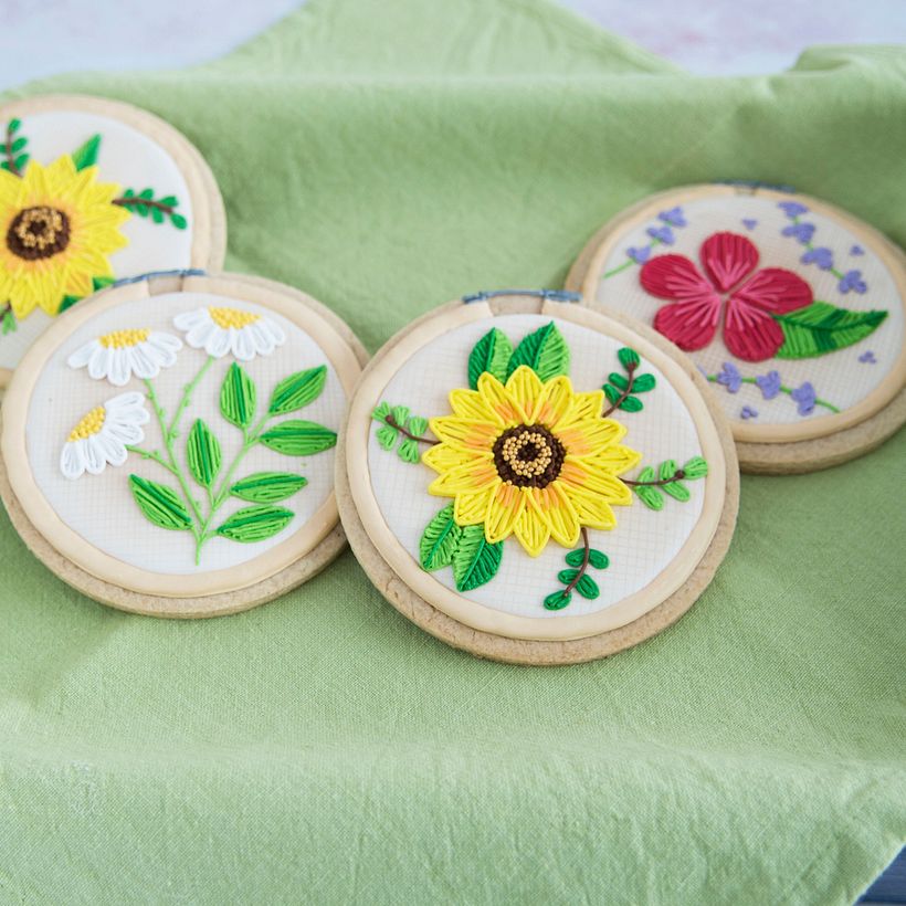 Embroidery Hoop Cookies 2