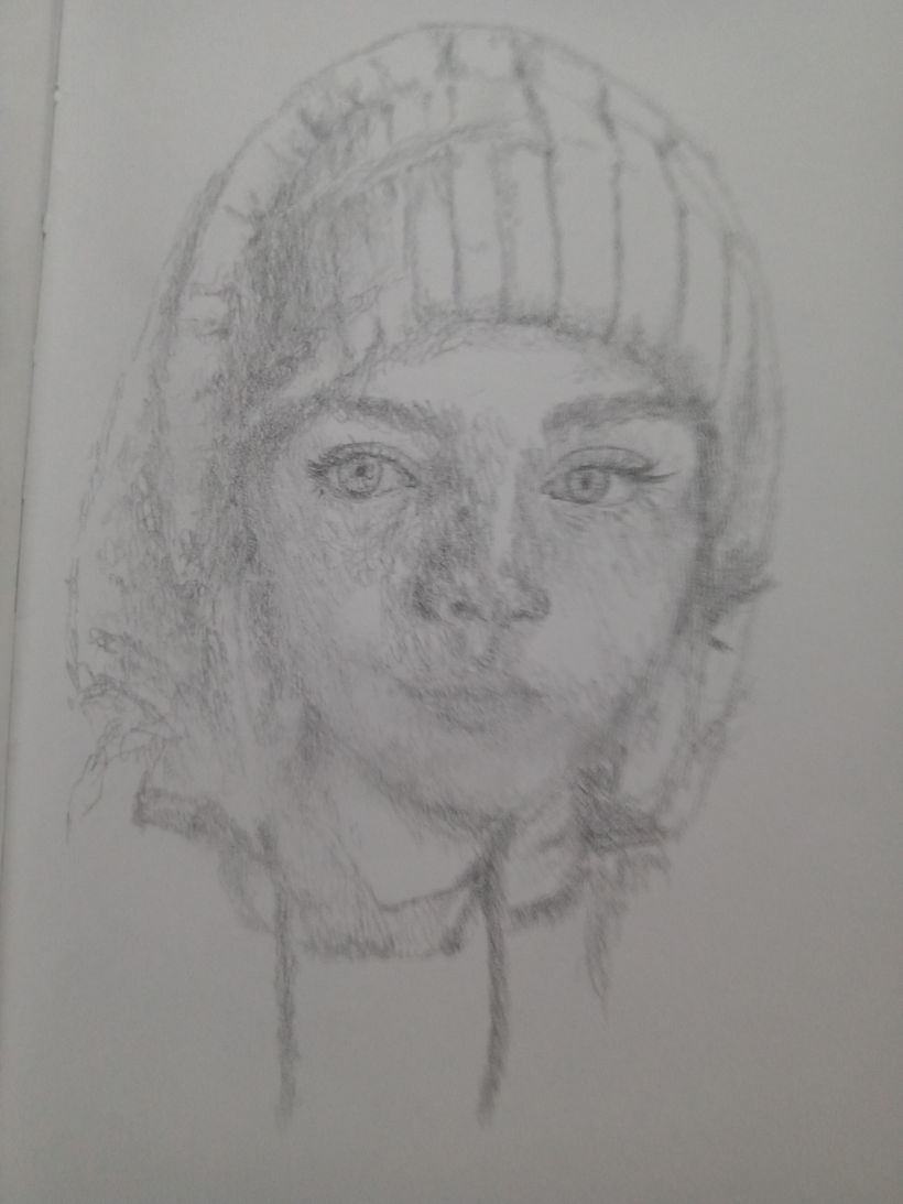 Meu projeto do curso: Sketchbook de retratos com lápis grafite 7