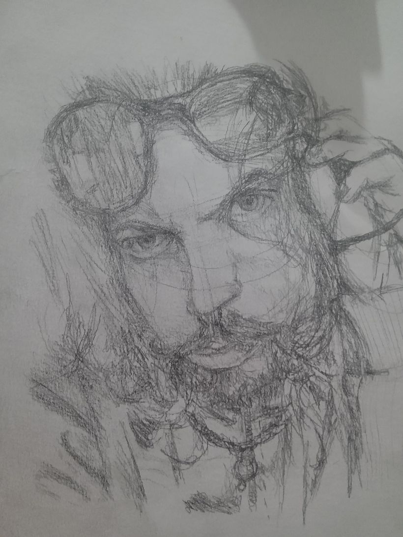 Meu projeto do curso: Sketchbook de retratos com lápis grafite 9