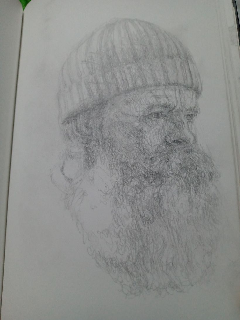 Meu projeto do curso: Sketchbook de retratos com lápis grafite 12