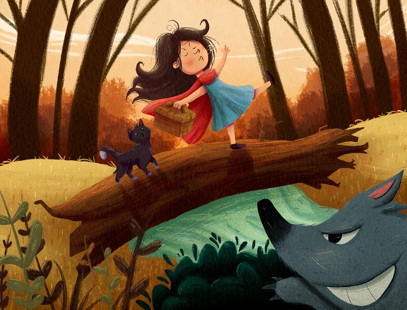 My project for course: Children’s Illustration with Procreate: Paint Magical Scenes 1
