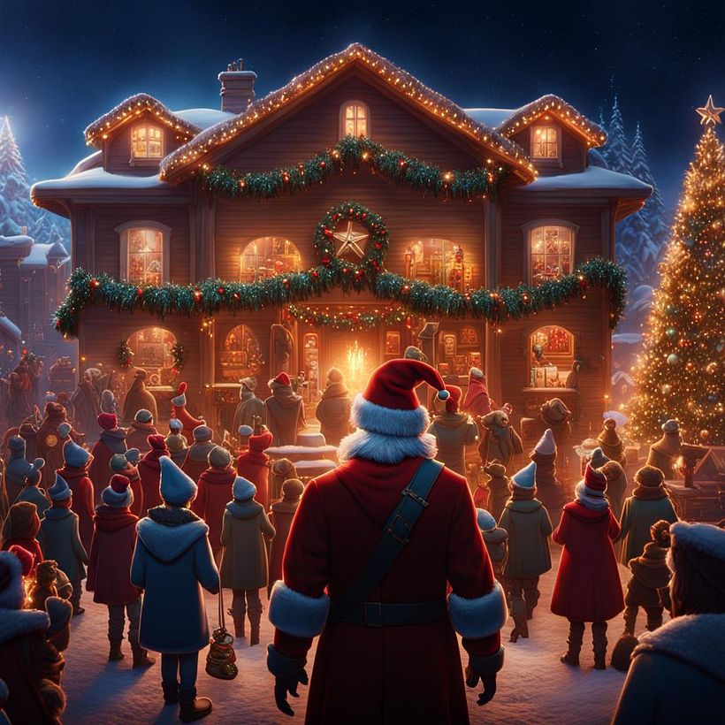 Social ad for the project Home for the Holidays