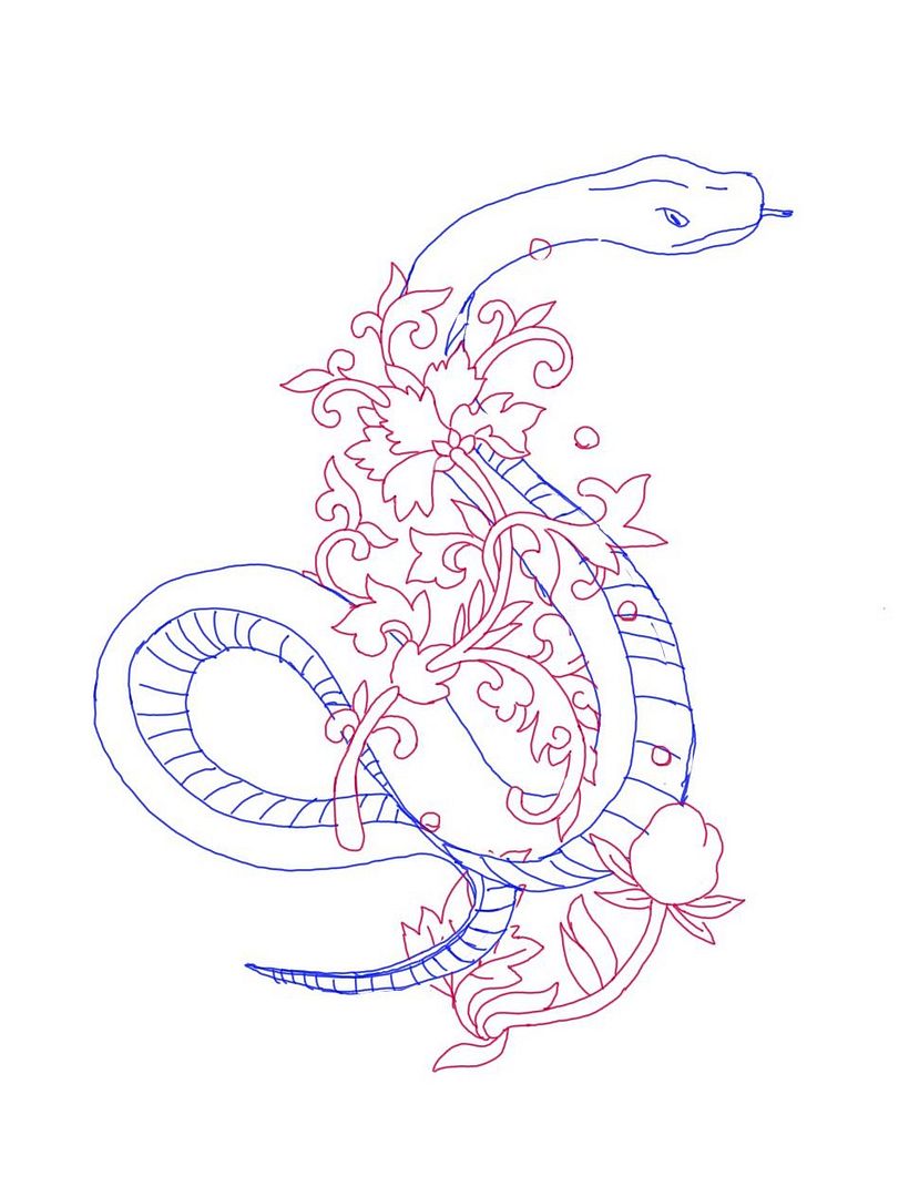 My initial drawing