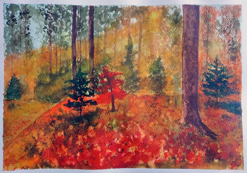 Mi proyecto del curso: Paisajes de ensueño con acuarela: plasma la luz 3