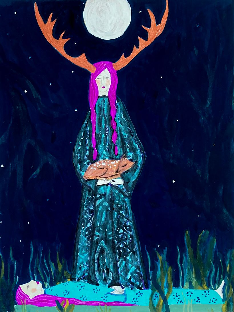 My project for course: Painting with Gouache: Create Poetic Illustrations 3