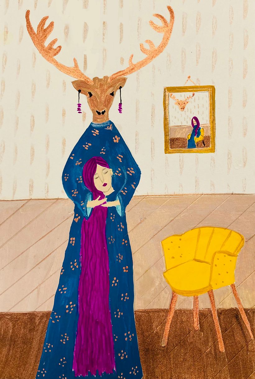 My project for course: Painting with Gouache: Create Poetic Illustrations 2