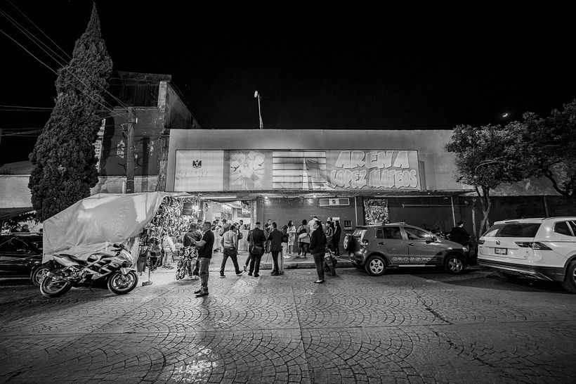 Entrada a la Arena Adolfo López Mateos / Entrance to the Adolfo López Mateos Arena