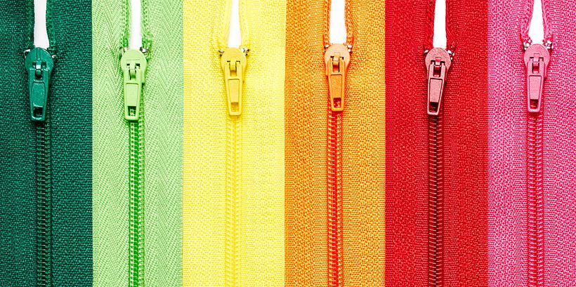 ¿Cuáles son las partes de una cremallera? 1