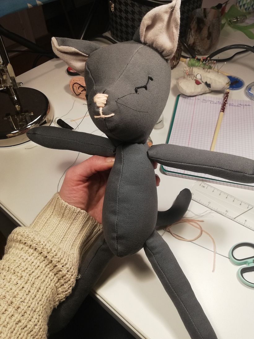 Mein Abschlussprojekt für den Kurs: Kuscheltiere selber machen 1