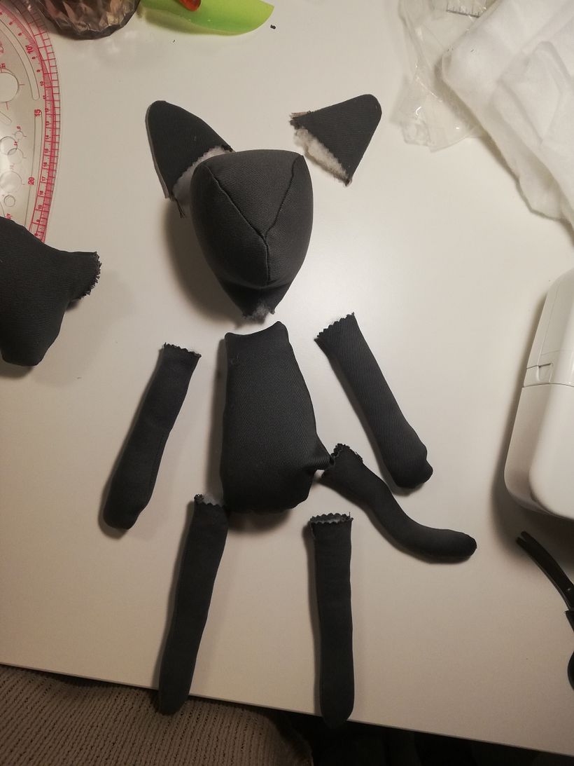 Mein Abschlussprojekt für den Kurs: Kuscheltiere selber machen 2