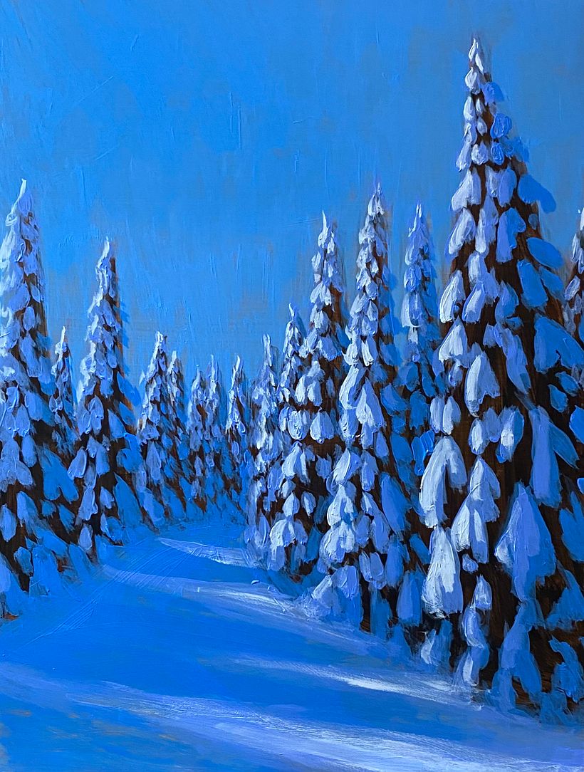 "Snow" (Tutorial Painting) 1