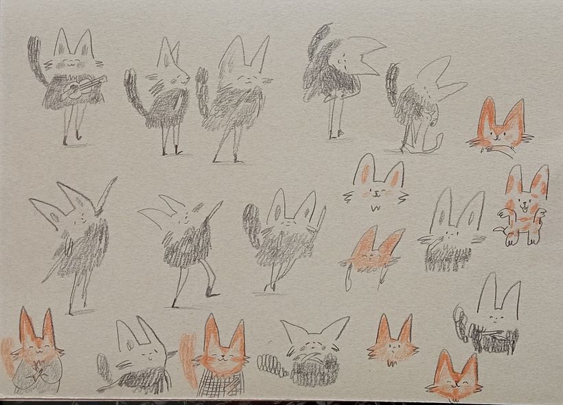  primeros estudios de personaje