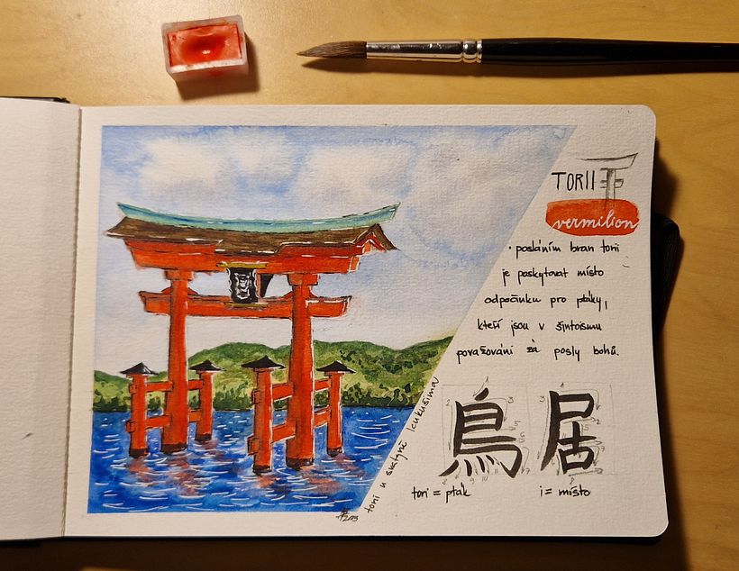 Just first steps with watercolour...