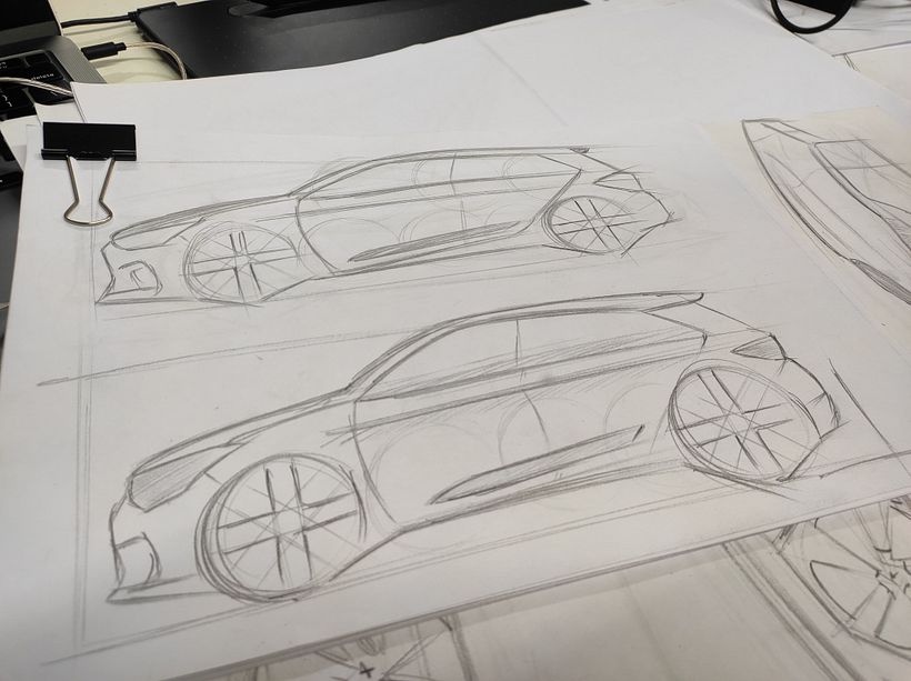 My project for course: Car Design sketching 1