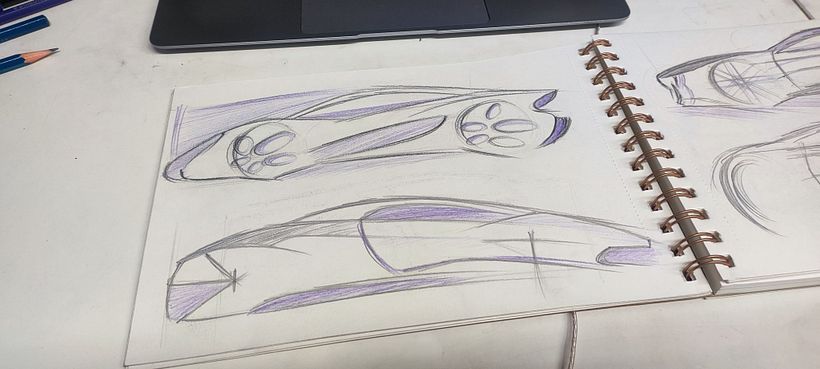 My project for course: Car Design sketching 14