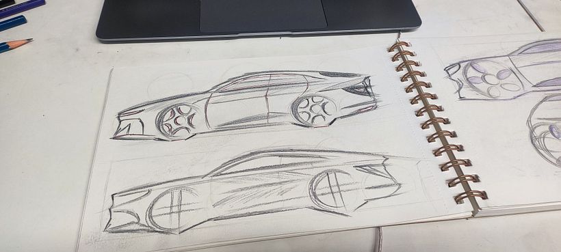 My project for course: Car Design sketching 15