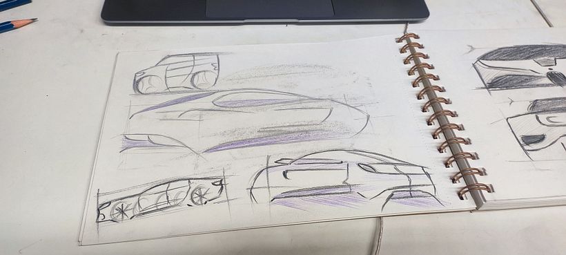 My project for course: Car Design sketching 16
