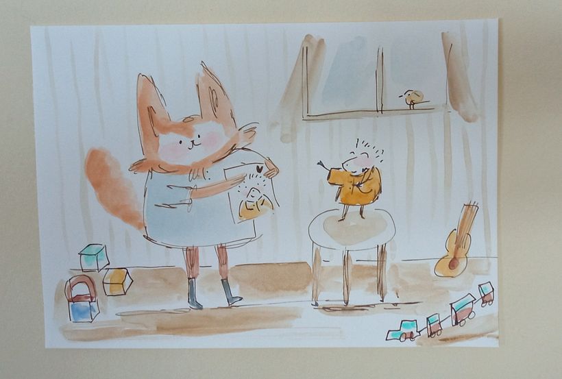 Mi proyecto del curso: Creación de personajes para libros ilustrados con acuarelas 25