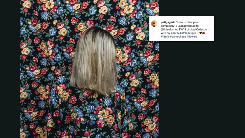 Another example of how to make a creative caption with few characters (Image: Instagram Pati Gagarin)