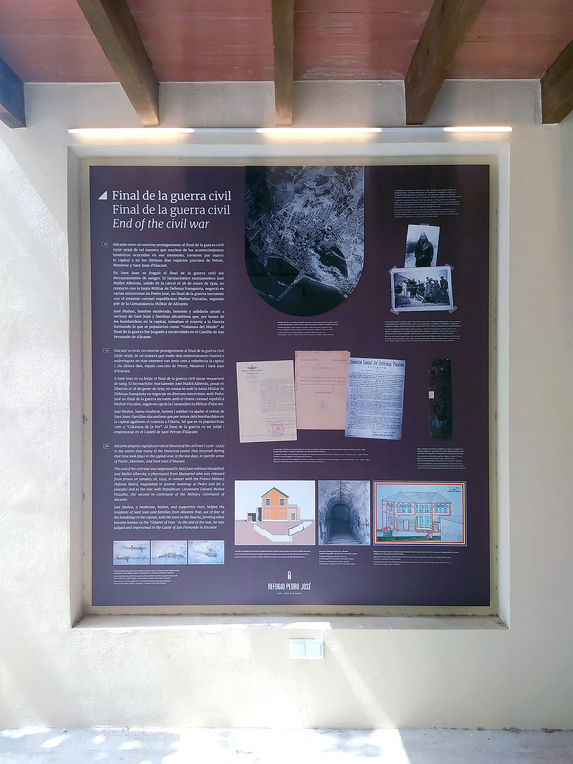 Musealización Refugio antiaéreo Pedro José 5