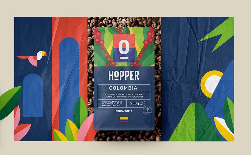 HOPPER COFFEE BRANDING 1