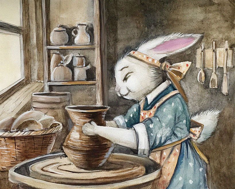 My project for course: Animal Characters in Watercolor for Children’s Books 1