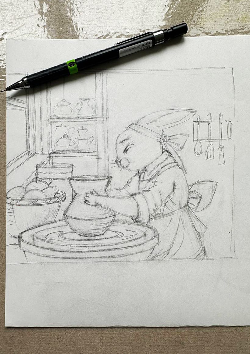 My project for course: Animal Characters in Watercolor for Children’s Books 2