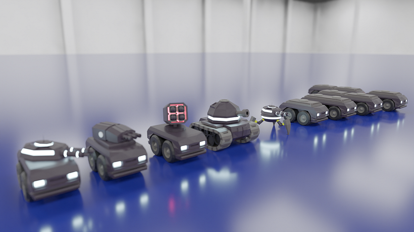 War Toys (Modeled/Rendered in Blender)