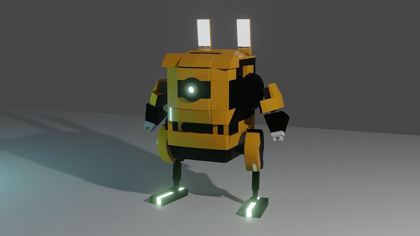 Robotto (Modeled/Rigged/Rendered in Blender)