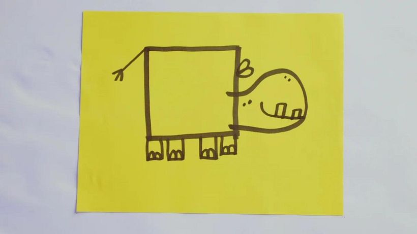 With a square we can draw a hippopotamus...