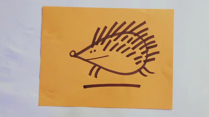 ...a hedgehog...