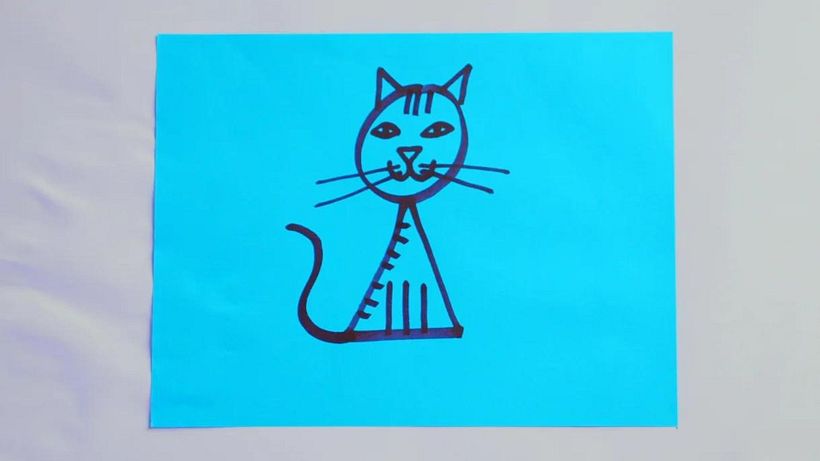 A circle and a triangle can make a cat...