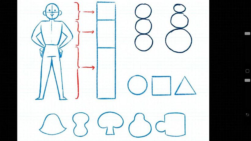 Drawing Tutorial: basic shapes in children's illustration 7