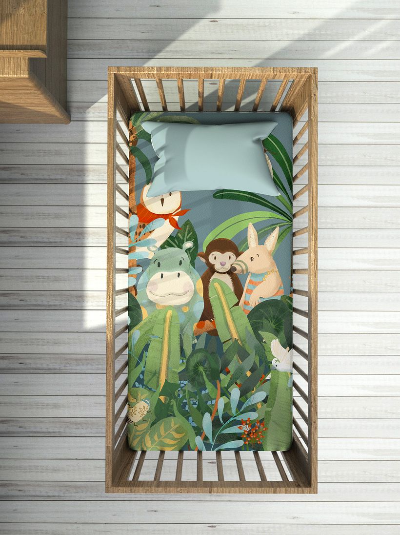 Crib sheet mockup