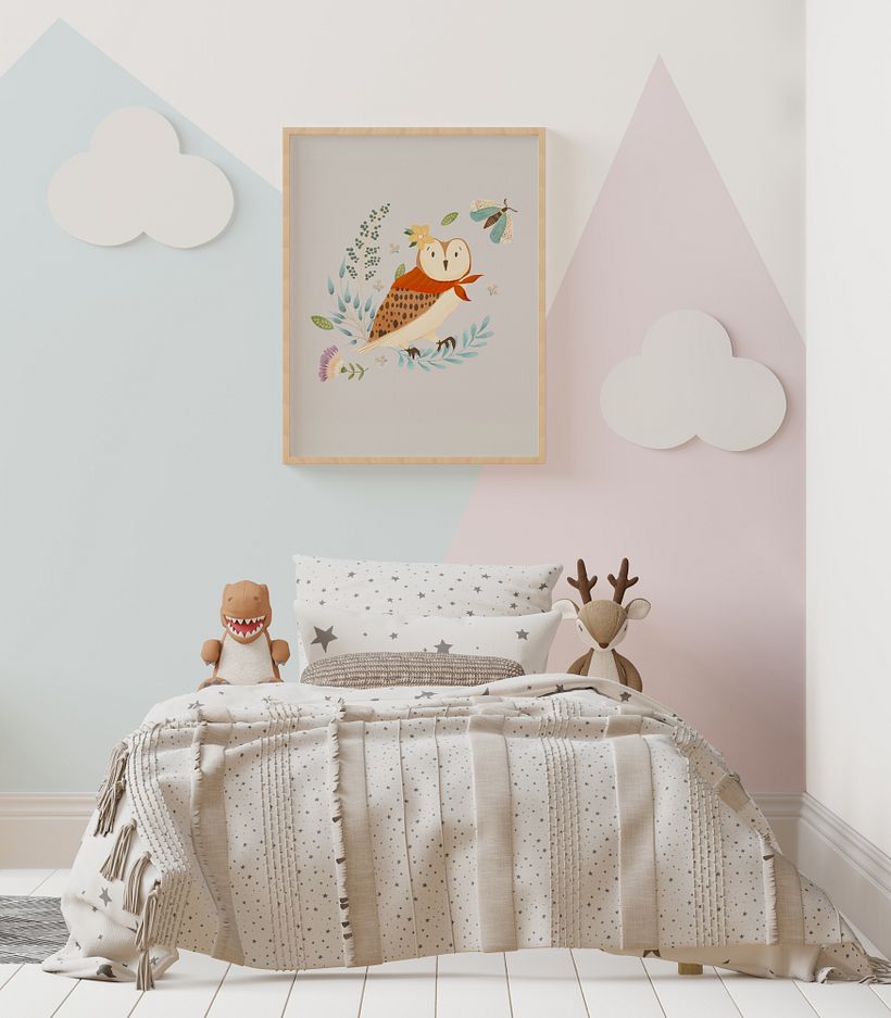 Spot illustration mockup